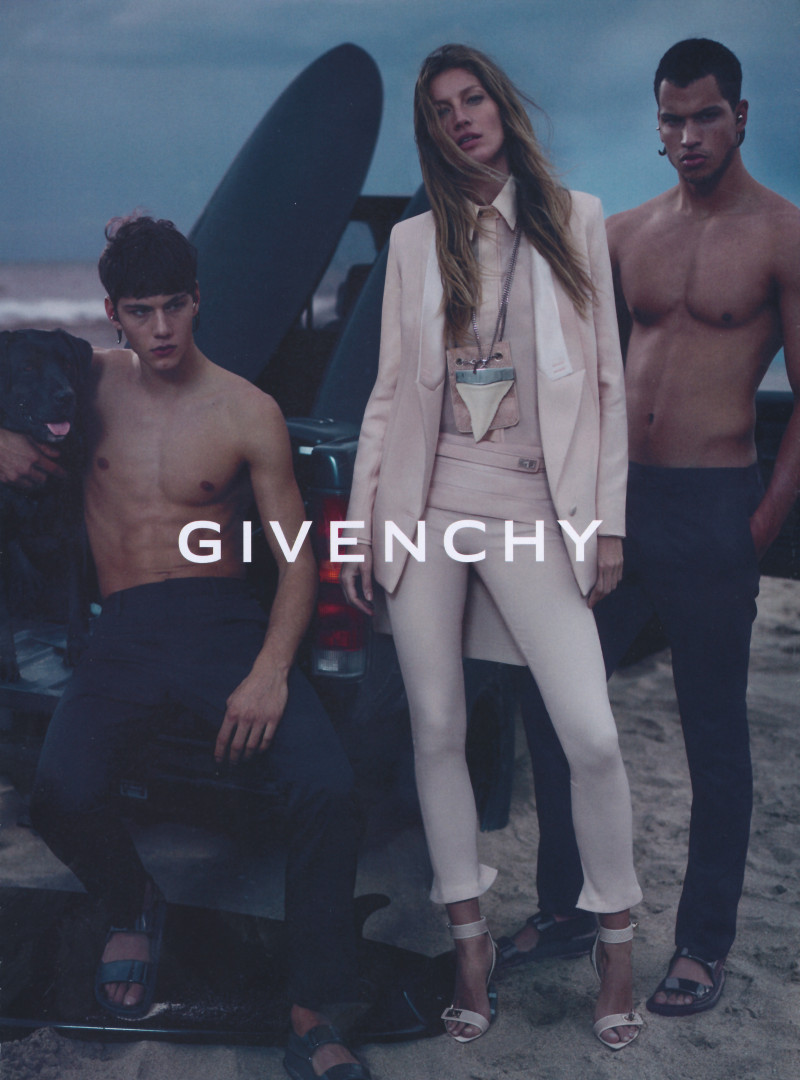 Gisele Bundchen featured in  the Givenchy advertisement for Spring/Summer 2012