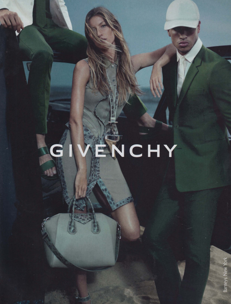 Gisele Bundchen featured in  the Givenchy advertisement for Spring/Summer 2012