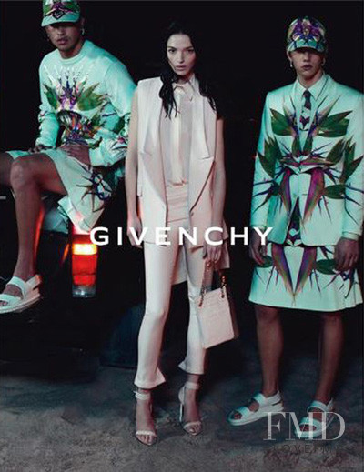 Gisele Bundchen featured in  the Givenchy advertisement for Spring/Summer 2012