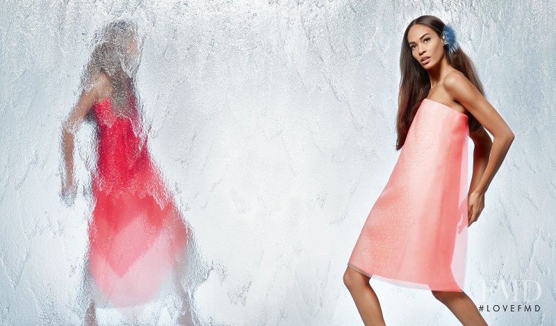 Joan Smalls featured in  the Fendi advertisement for Spring/Summer 2014
