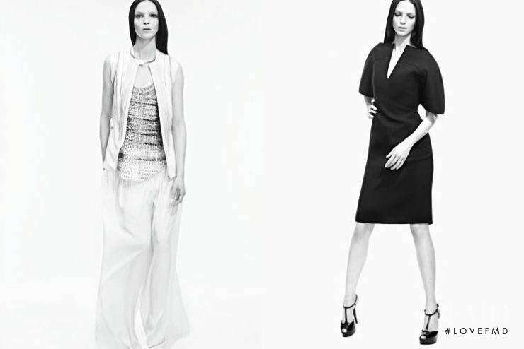 Mariacarla Boscono featured in  the Time advertisement for Spring/Summer 2011