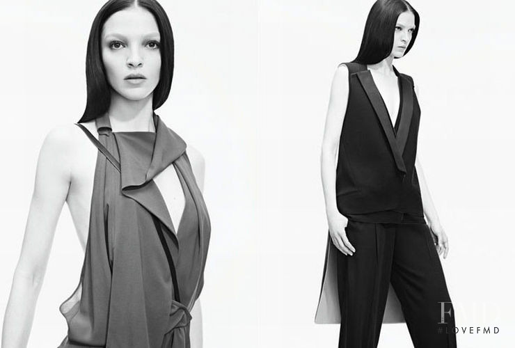 Mariacarla Boscono featured in  the Time advertisement for Spring/Summer 2011