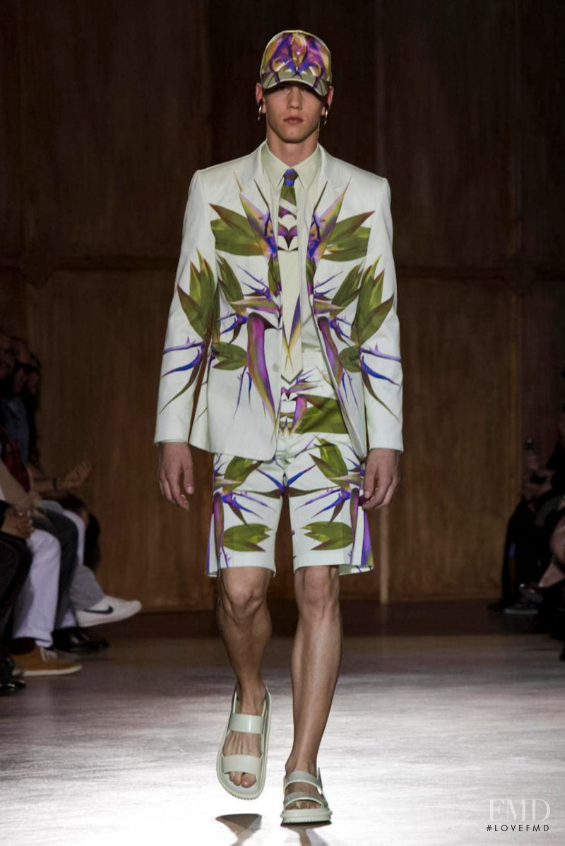Simone Nobili featured in  the Givenchy fashion show for Spring/Summer 2012