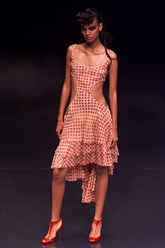 Alexander McQueen fashion show for Spring/Summer 2002