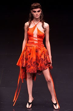 Alexander McQueen fashion show for Spring/Summer 2002