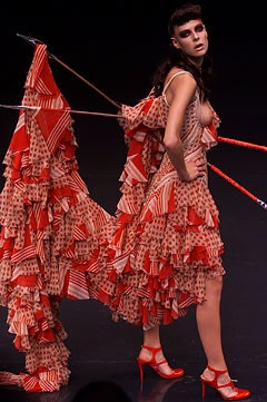 Alexander McQueen fashion show for Spring/Summer 2002