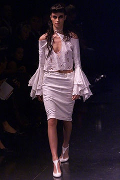 Alexander McQueen fashion show for Spring/Summer 2002