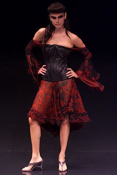 Alexander McQueen fashion show for Spring/Summer 2002