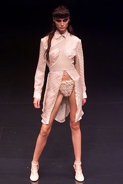 Alexander McQueen fashion show for Spring/Summer 2002