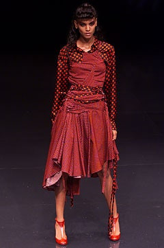 Alexander McQueen fashion show for Spring/Summer 2002