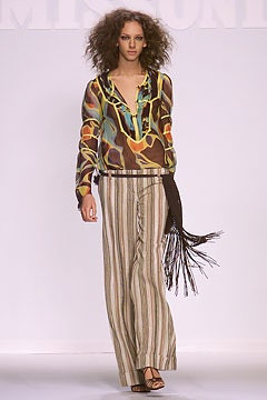 Missoni fashion show for Spring/Summer 2002