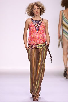 Missoni fashion show for Spring/Summer 2002
