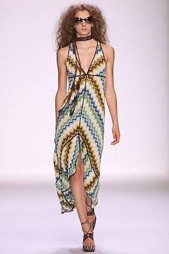 Missoni fashion show for Spring/Summer 2002