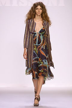 Missoni fashion show for Spring/Summer 2002