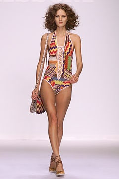 Missoni fashion show for Spring/Summer 2002
