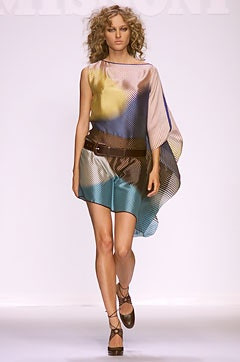 Missoni fashion show for Spring/Summer 2002
