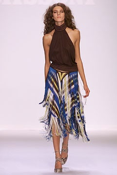 Missoni fashion show for Spring/Summer 2002