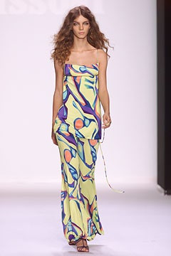 Missoni fashion show for Spring/Summer 2002