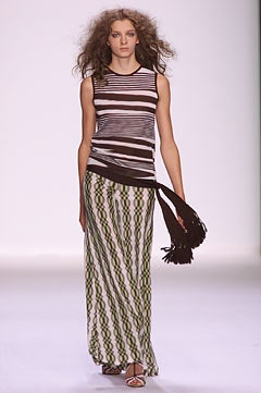 Missoni fashion show for Spring/Summer 2002