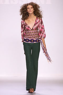 Missoni fashion show for Spring/Summer 2002