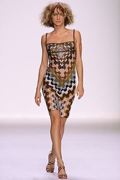 Missoni fashion show for Spring/Summer 2002