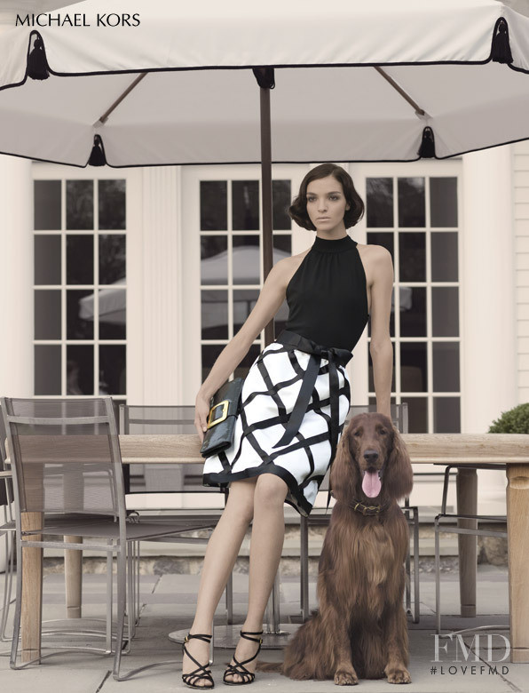 Mariacarla Boscono featured in  the Americana Manhasset (RETAILER) lookbook for Holiday 2007