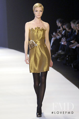 Mariacarla Boscono featured in  the Sophia Kokosalaki fashion show for Autumn/Winter 2006