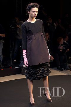Mariacarla Boscono featured in  the Rochas fashion show for Autumn/Winter 2003