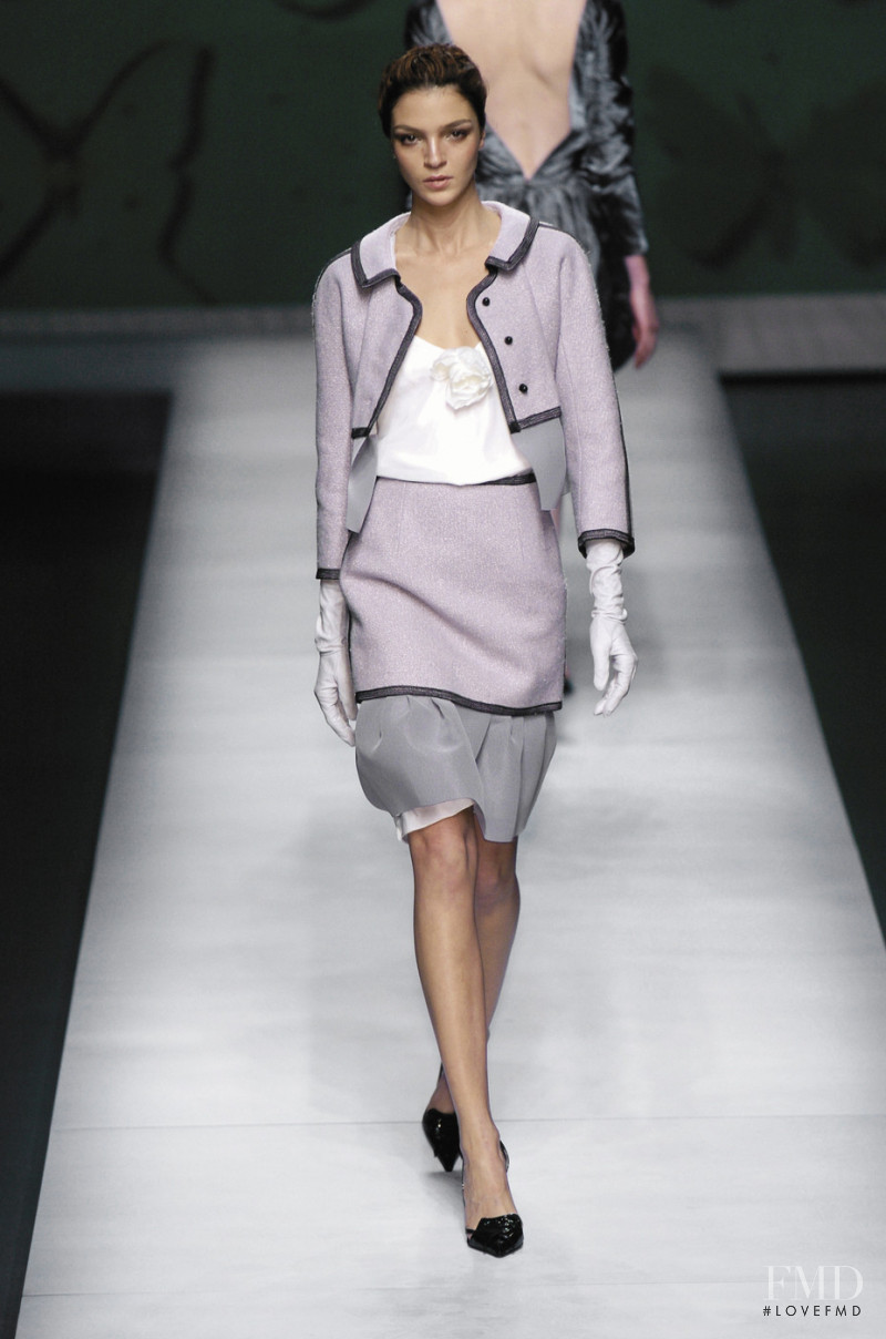 Mariacarla Boscono featured in  the Rochas fashion show for Autumn/Winter 2004