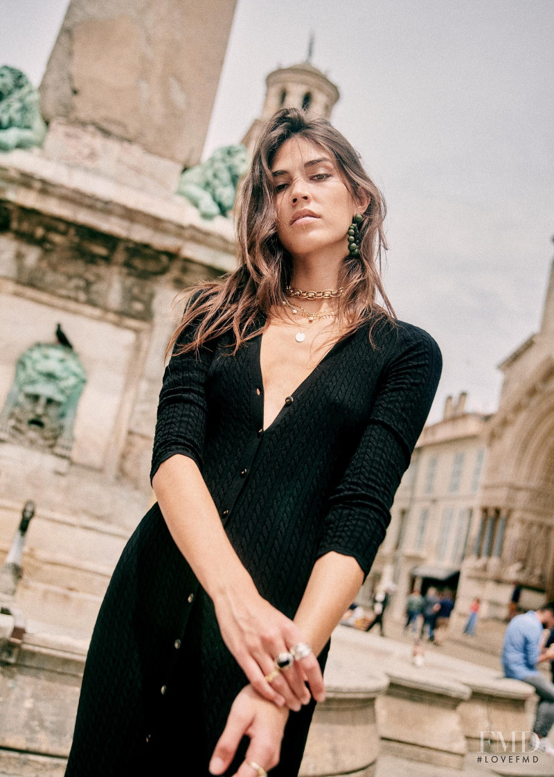 Marilhéa Peillard featured in  the Sézane lookbook for Summer 2020