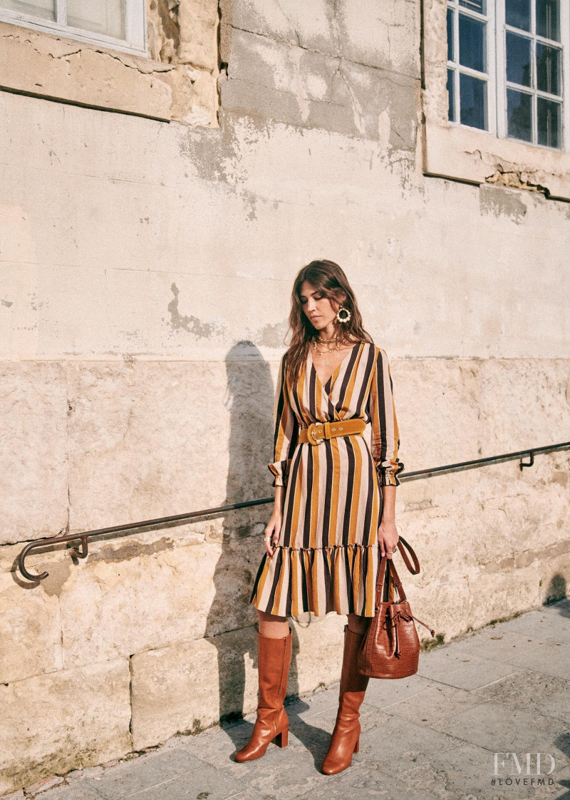 Marilhéa Peillard featured in  the Sézane lookbook for Summer 2020