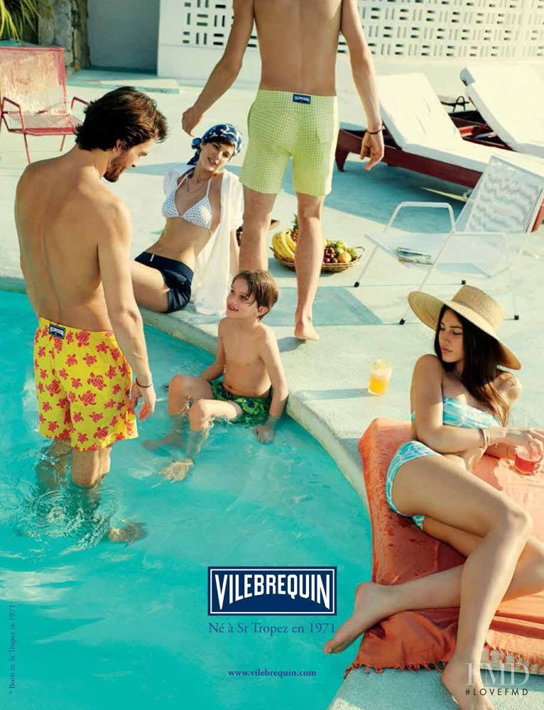 Marilhéa Peillard featured in  the Vilebrequin advertisement for Spring/Summer 2015