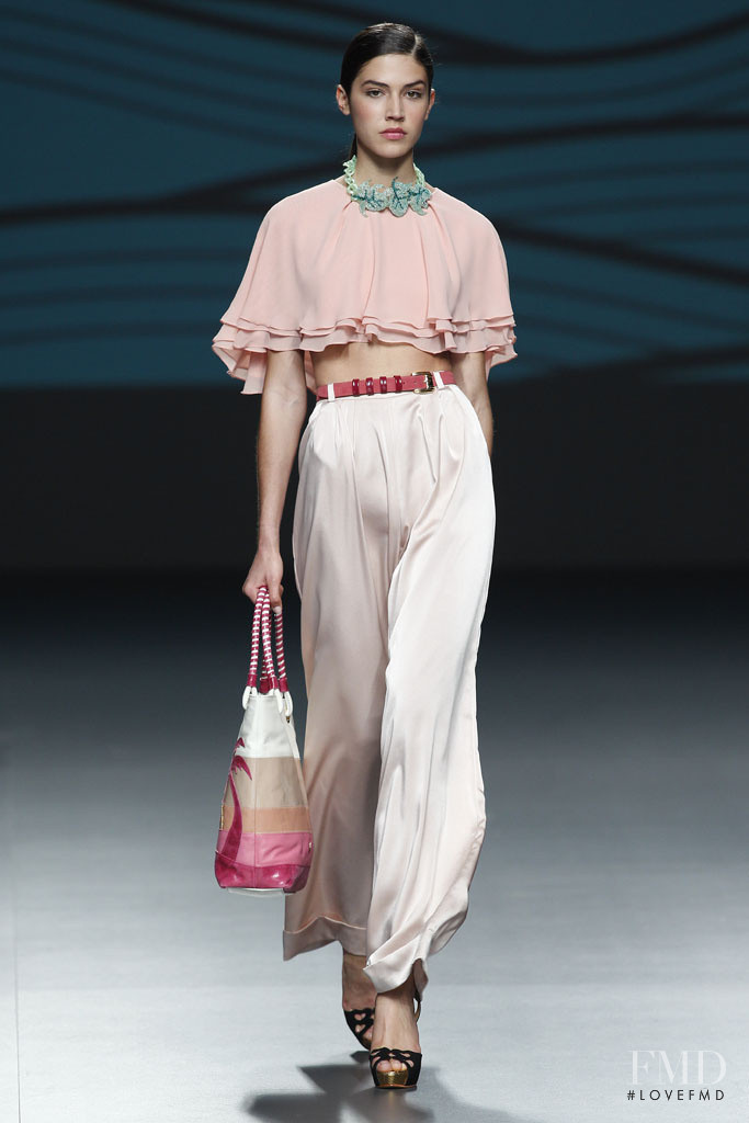 Marilhéa Peillard featured in  the Jessica Butrich fashion show for Spring/Summer 2014