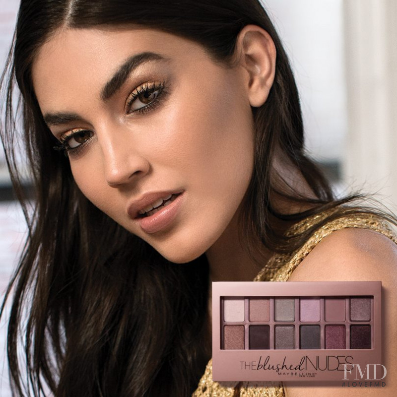 Marilhéa Peillard featured in  the Maybelline The Blushed Nudes advertisement for Summer 2015