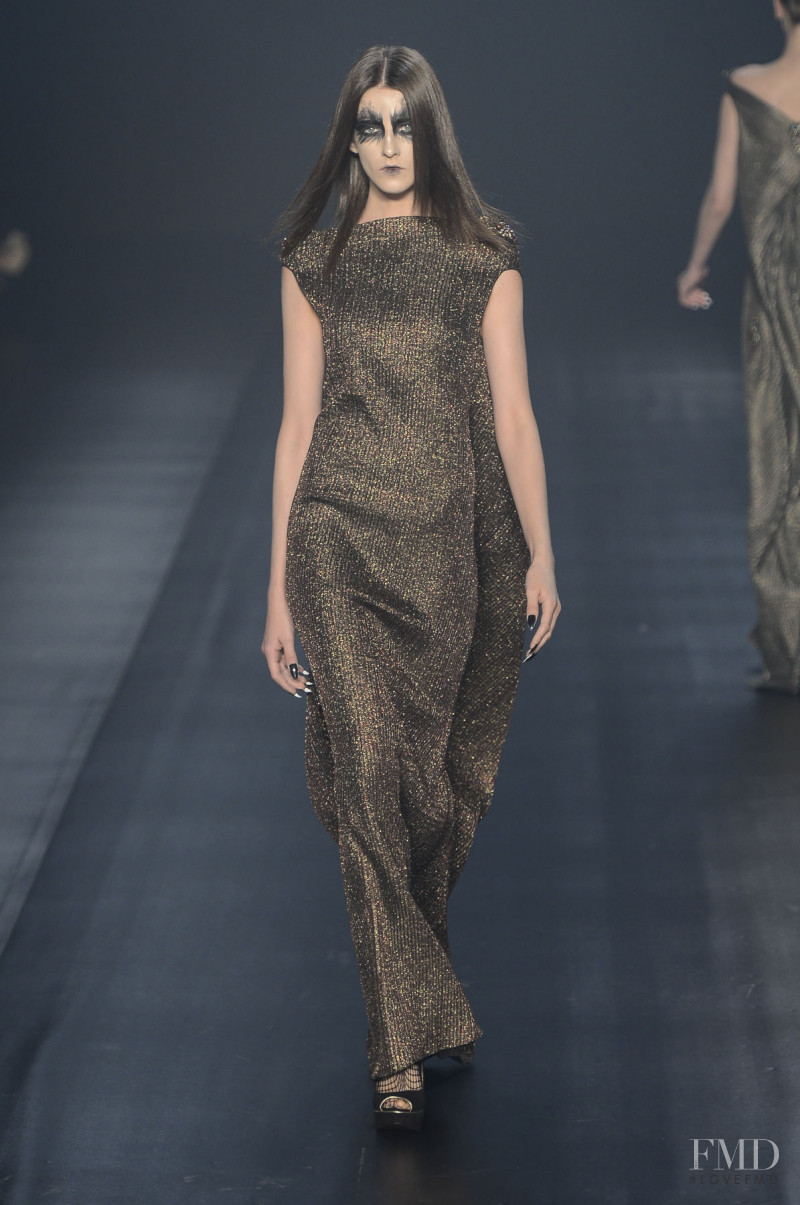 Cristina Herrmann featured in  the Lino Villaventura fashion show for Autumn/Winter 2013
