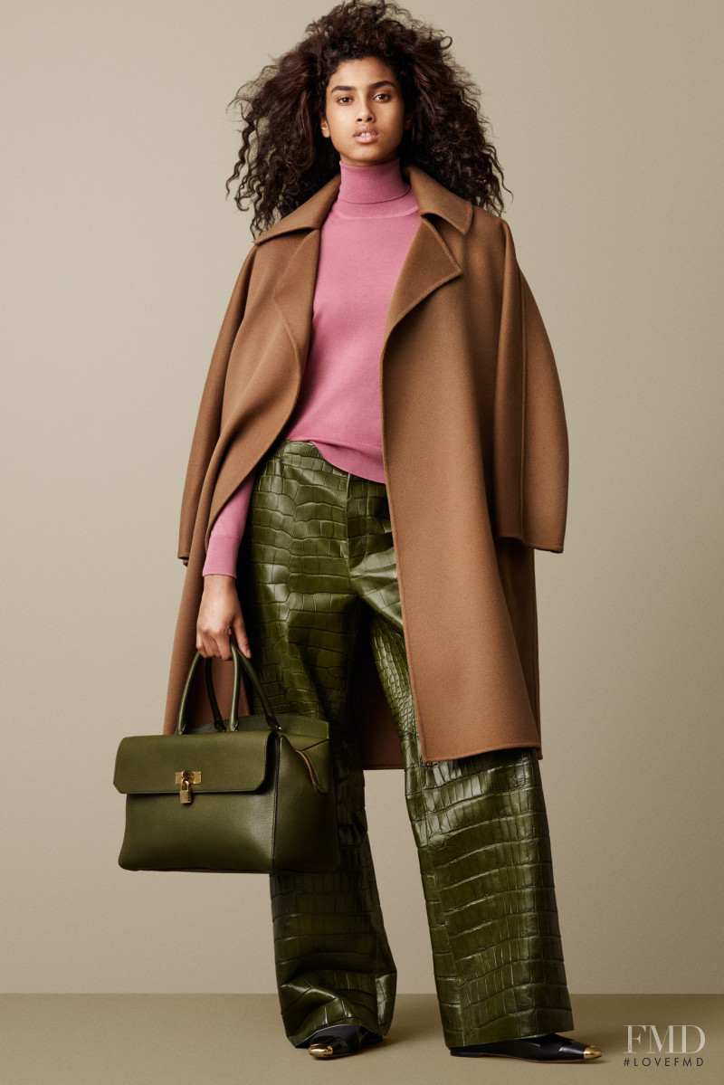 Imaan Hammam featured in  the Bally lookbook for Autumn/Winter 2015