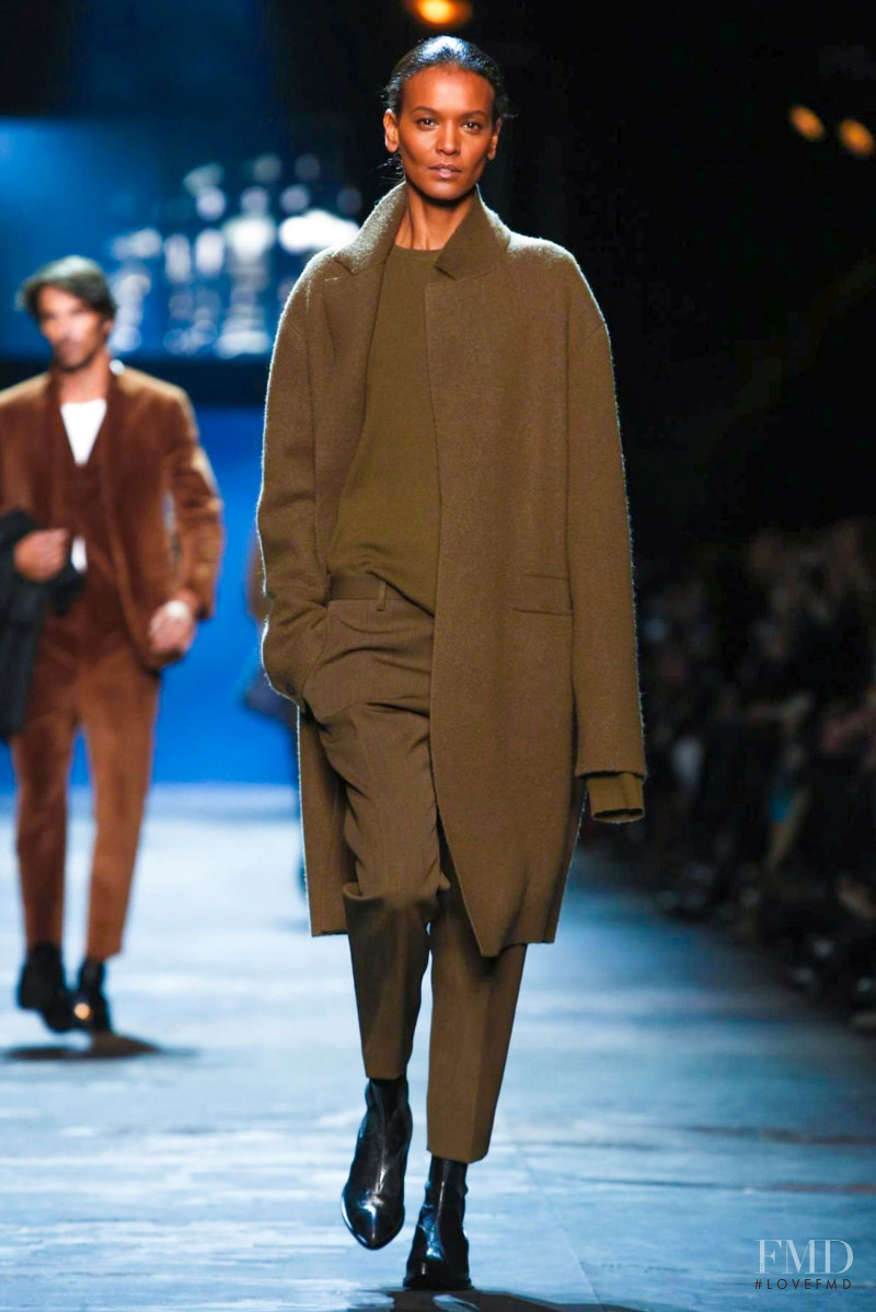 Liya Kebede featured in  the Berluti fashion show for Autumn/Winter 2017