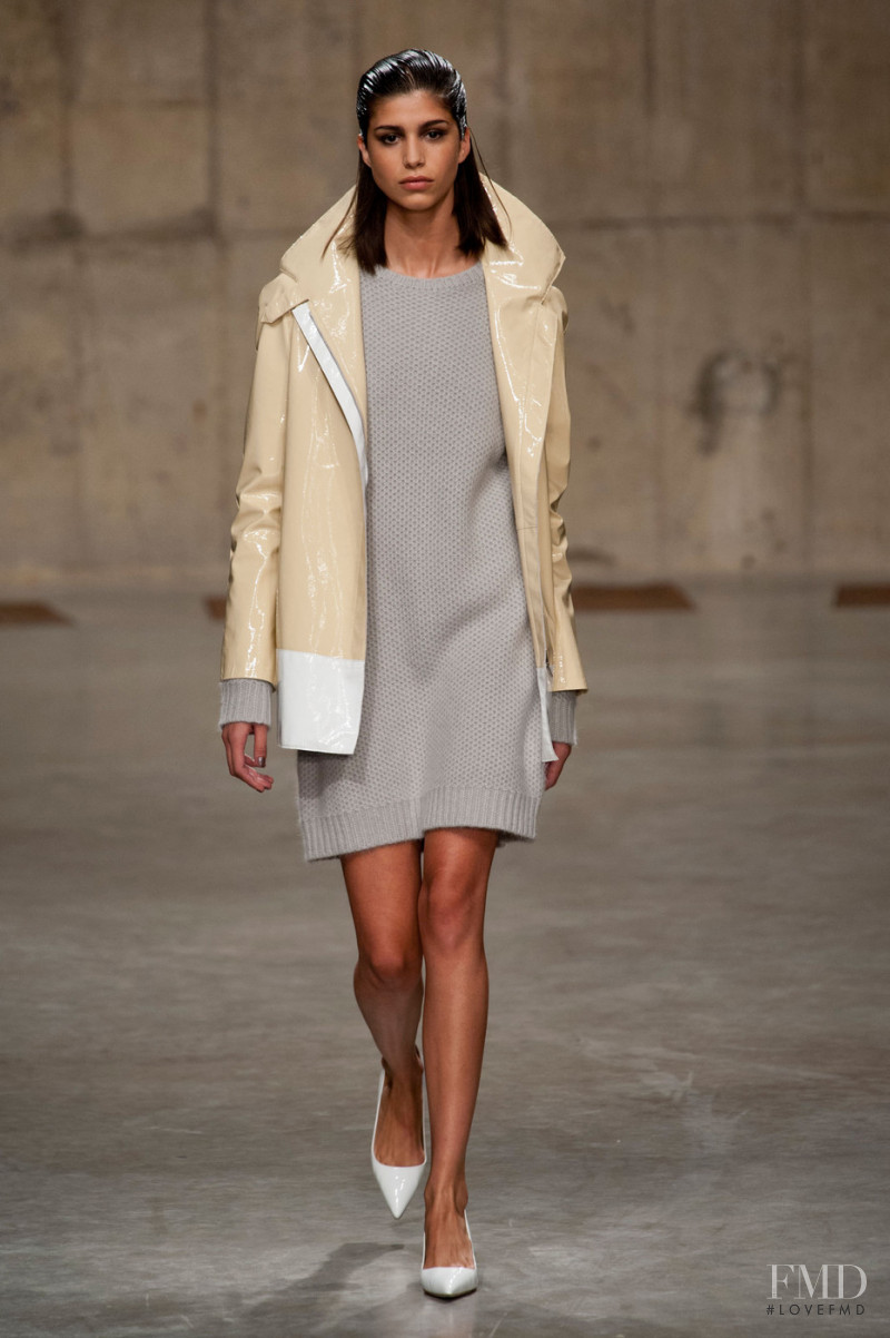 Mica Arganaraz featured in  the Richard Nicoll fashion show for Autumn/Winter 2013