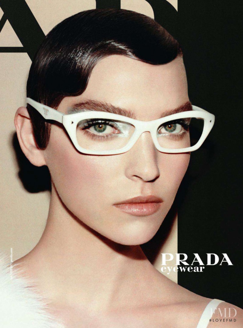 Arizona Muse featured in  the Prada advertisement for Spring/Summer 2011