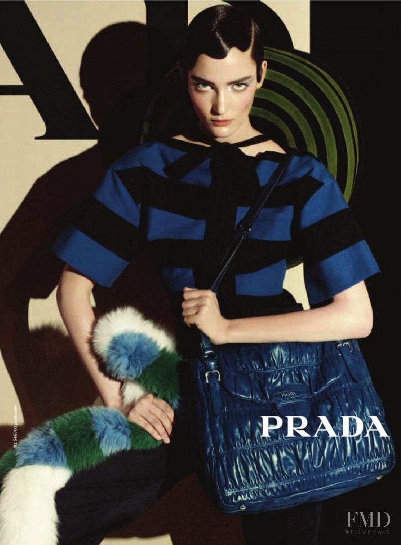 Zuzanna Bijoch featured in  the Prada advertisement for Spring/Summer 2011