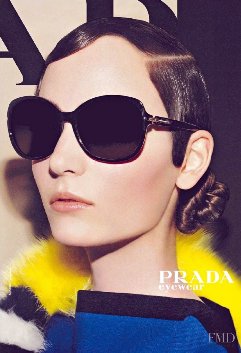 Tatiana Cotliar featured in  the Prada advertisement for Spring/Summer 2011