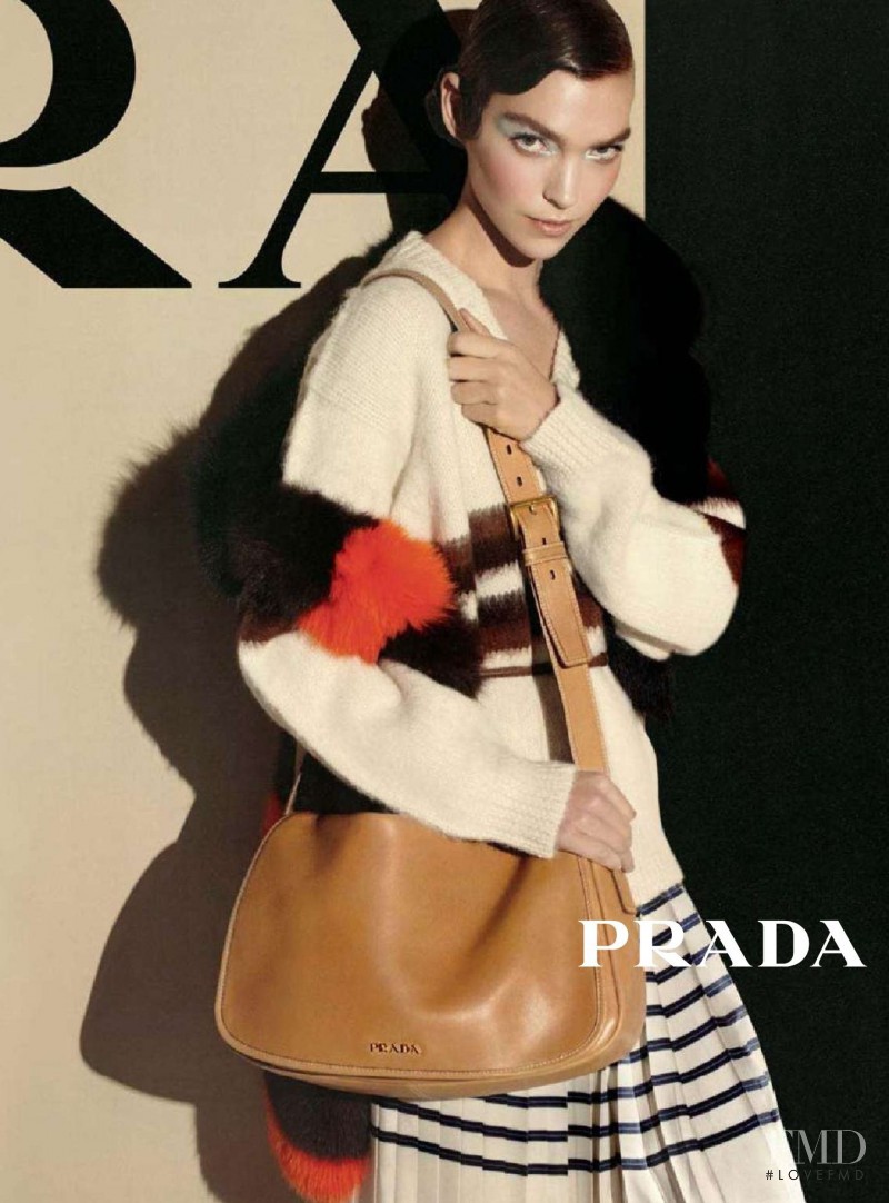 Arizona Muse featured in  the Prada advertisement for Spring/Summer 2011