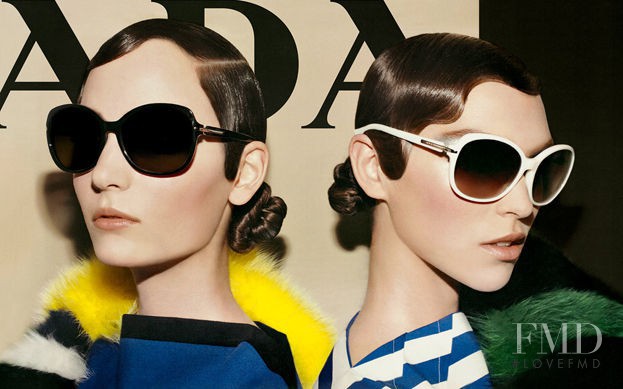 Arizona Muse featured in  the Prada advertisement for Spring/Summer 2011