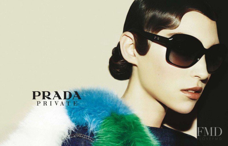 Tatiana Cotliar featured in  the Prada advertisement for Spring/Summer 2011