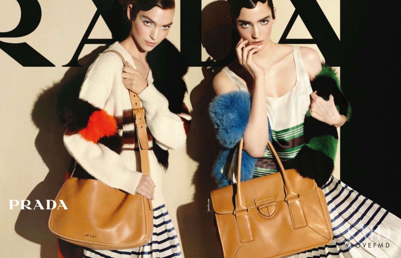 Arizona Muse featured in  the Prada advertisement for Spring/Summer 2011