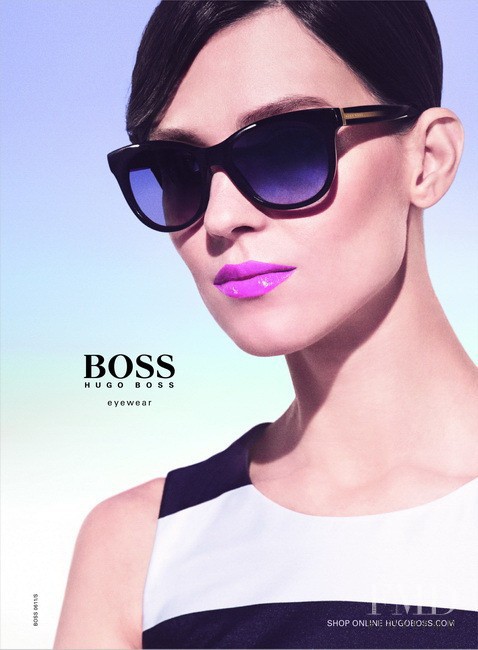 Kati Nescher featured in  the BOSS Black advertisement for Spring/Summer 2014