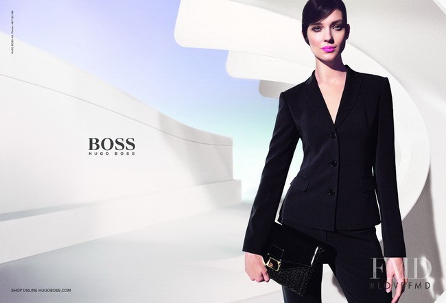 Kati Nescher featured in  the BOSS Black advertisement for Spring/Summer 2014