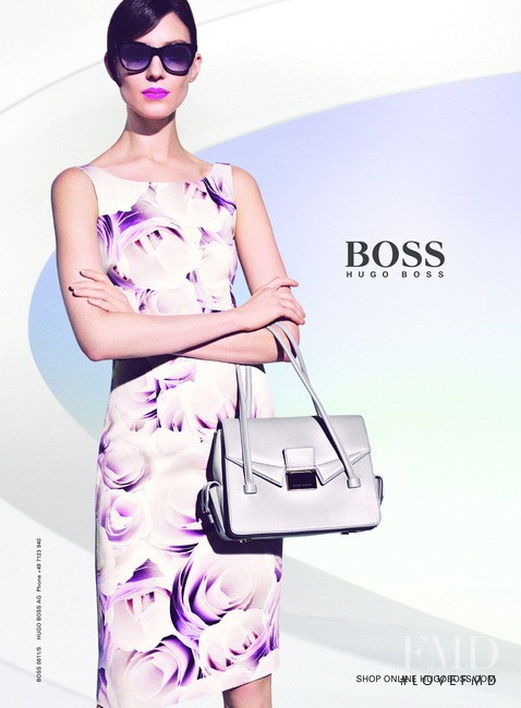 Kati Nescher featured in  the BOSS Black advertisement for Spring/Summer 2014