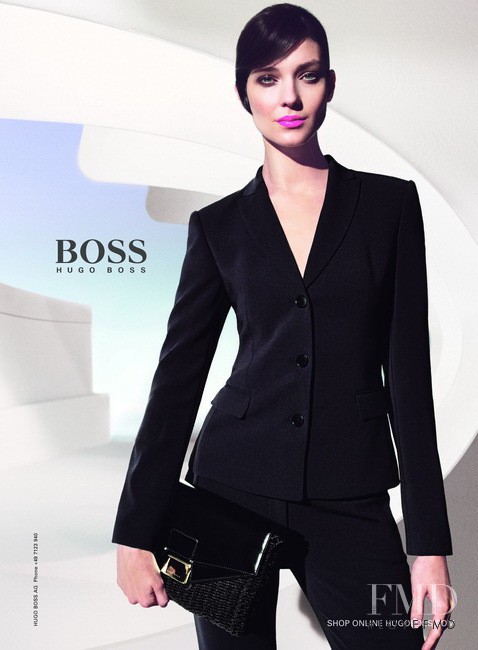 Kati Nescher featured in  the BOSS Black advertisement for Spring/Summer 2014