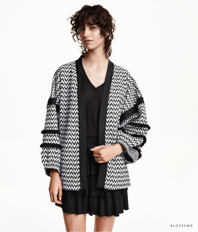 Mica Arganaraz featured in  the H&M catalogue for Pre-Fall 2015